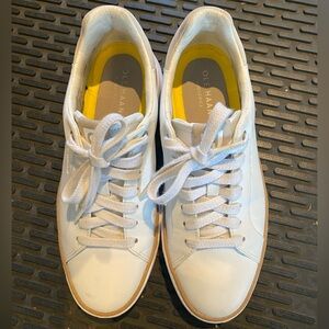 Cole Haan white elegant sneakers for narrow foot
